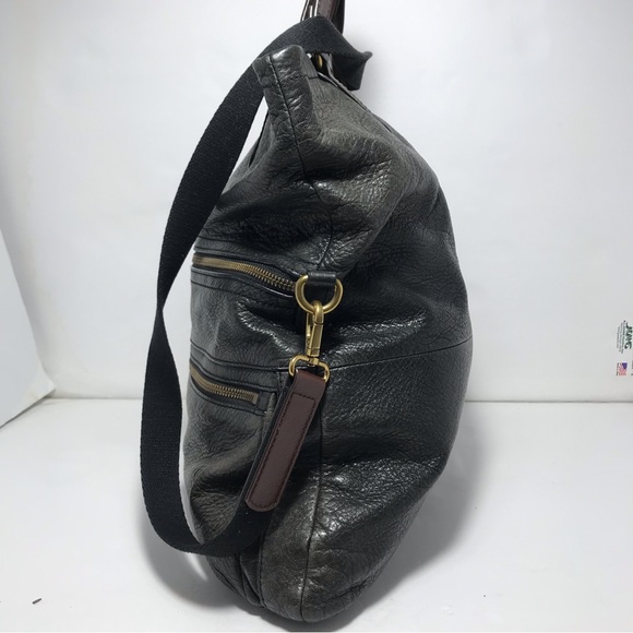 Fossil Leather Tote with Shoulder Strap - Picture 4 of 16